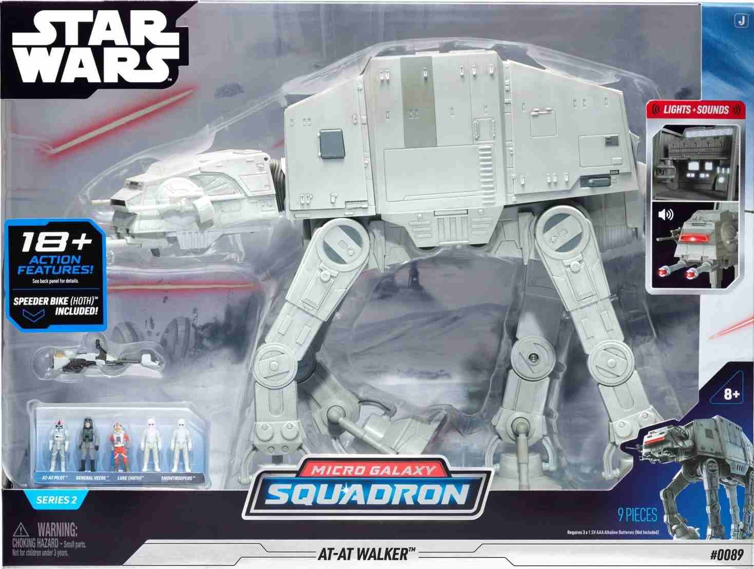 マイクロギャラクシー AT-ATウォーカー　エンドア　スター・ウォーズ Star Wars Young Jedi Adventure AT-AT Walker Toy, Micro Galaxy