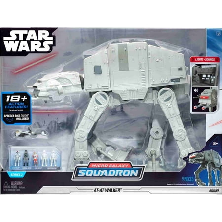 Star Wars AT-AT Walker - 10 inch Assault Class Vehicle with Five 1 inch Micro Figure Accessories