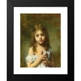 thumbnail image 2 of Alexei Harlamoff 15x18 Black Modern Framed Museum Art Print Titled - Childhood, 2 of 5