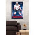 thumbnail image 2 of NHL Washington Capitals - Alex Ovechkin 17 Wall Poster, 22.375" x 34", Framed, 2 of 2