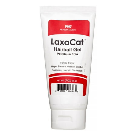 Pet Health Solutions LaxaCat Petroleum Free All Stages Cat Hairball Gel 5 Oz