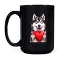 thumbnail image 2 of Happy Valentine's Day Alaskan Malamute Brings Love Heart Mug Alaska Mal Dog Lovers Gifts Coffee Tea Cup - 02028, 2 of 4