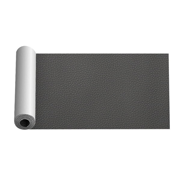 Parche de reparación de cuero autoadhesivo, cinta de reparación de cuero de 4" x 59" para muebles, kit de parche de reparación de cuero para asiento de coche, sofá, asiento de motocicleta ne
