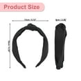 thumbnail image 6 of Unique Bargains Knotted Headband for Women Top Knot Head Bands Hair Fashion Hair Accessories Black, 6 of 7