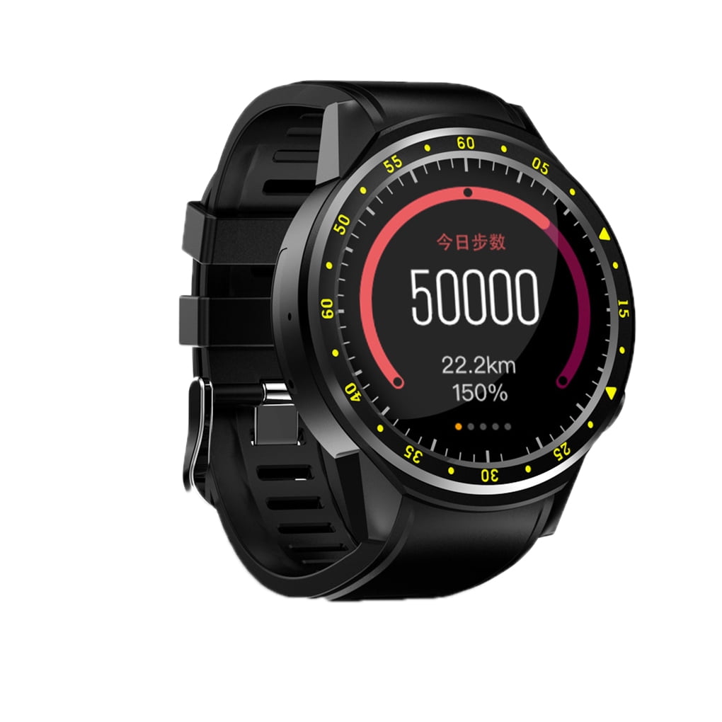 sport smart watch with dual camera bluetooth sim card compass smartwatch for ios & android