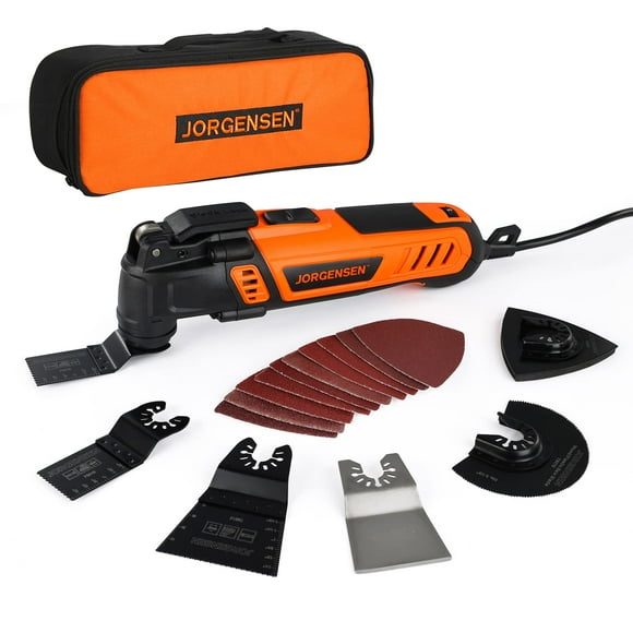 Herramienta oscilante JORGENSEN 4A 7 de velocidad variable con 16 cuchillas