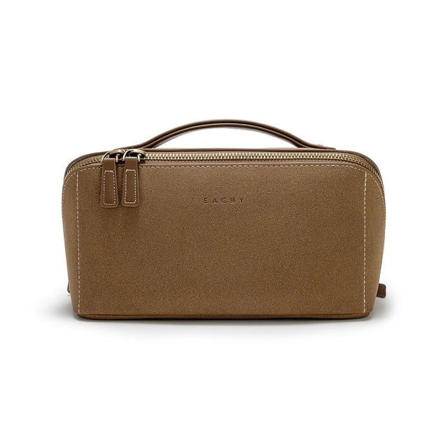 Bolsa de maquillaje EACHY de gran capacidad para mujer, 23,6 x 10,5 x 11 cm