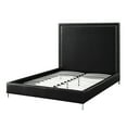 thumbnail image 6 of Brynklie Black PU Leather Bed - Nailhead Trim Queen, 6 of 9