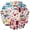 7A-100pcs, variant on 35pcs-100pcs British Sticker Pack Stationery Stickers Travel Stickers Kids Stickers for Suitcase Laptop Guitar
