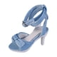thumbnail image 2 of Zapatos de tacón alto a escala 1/4, zapatos de princesa, atuendos, vestidos elegantes y cómodos. Azul, 2 of 9