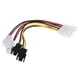 thumbnail image 3 of 5x12V Ventilador De Refrigeración 4Pin A 4x3pin Convertir Conector Extensión Cable De Alimentación, 3 of 8