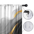 thumbnail image 4 of Blackout Kids Curtains,Black and Gold Marble Pattern Children's Insulated Curtains Set Of 2,Bedroom Essentials,Toddler Room Decor 42"x84", 4 of 5