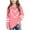 Pink-08, variant on Sentuca Girls Graphic Tees, Valentines Day Long Sleeve Casual Shirts, Soft Comfy T Shirts Size 5 Years