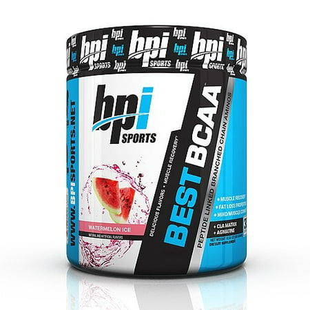BPI Sports Best BCAA Powder, Watermelon Ice, 30 (Bpi Sports Best Bcaa Calories)