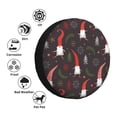 thumbnail image 4 of Susaid Cute Christmas Gnomes Print Tire Covers,Waterproof Anti-UV Snow Sun Rain Tire Covers for RV,Truck, SUV, Trailer, Camper-15 inch, 4 of 6