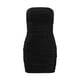 thumbnail image 5 of Vestido sexy de malla con hombros descubiertos - Tubo corsé ajustado - Vestidos fruncidos para fiestas/salidas nocturnas, 5 of 5