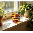thumbnail image 3 of 12oz Borosilicate Glass Stacked Book Shaped Coffee Mug, Dishwasher Safe Novelty Gift for Book Lovers, 3 of 5