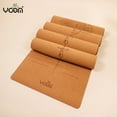 Cork Yoga Mat Plus Wide and Thick Natural Rubber Gymnastics mMat With