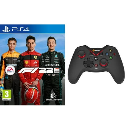 F1 22 | Standard Edition|PS4 Game (PlayStation 4)+SAMEO SG17 2.4G Wireless Gaming Controller for Xbox One/Xbox One S/Xbox One X/Xbox Series S/Xbox Series X/ PS3, PC/Android/ Windows XP/7/8/10 (Black)