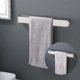 thumbnail image 4 of Toallero Barra De Toalla De Baño Sin Perforaciones Estante De Soporte De Toalla De Baño De Acero Inoxidable 304 Soporte De Almacenamiento De Toallas Práctico Para El Hogar Baño Cocina Inevent HA026644-01, 4 of 6