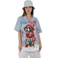 thumbnail image 4 of Hello Winter Boxer Smiling in Red Scarf Hat Welcome Christmas Hawaiian Shirt Breathable Summer Unisex Merch Boxers Dog Lover Gifts Idea - 00017, 4 of 6