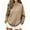 A306 Khaki, variant on Trikvn Women's Quarter Zip Pullover Sweatshirts Long Sleeve Drop Shoulder Collared Fall Tops with Pockets Casual Slouchy Cozy Winter Clothes Fashion Jumpers