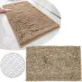 thumbnail image 4 of Absorbent Door Mat Indoor Low Profile Rubber Backing Rug For Entryway Washable Welcome Front Doormats Polyester Carpet,Khaki,Dacron, 4 of 4