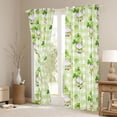 thumbnail image 3 of Feelyou Gnome Curtains Pack of 2 (52x84 Each), Western Spring Holiday Window Curtains, 3 of 6