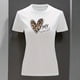 thumbnail image 3 of Playera Blusa Con Estampado De Corazon My Kernel Animal Print Ropa Para Mujer Color Blanco Talla Mediana Marca Emil SaEs, 3 of 4
