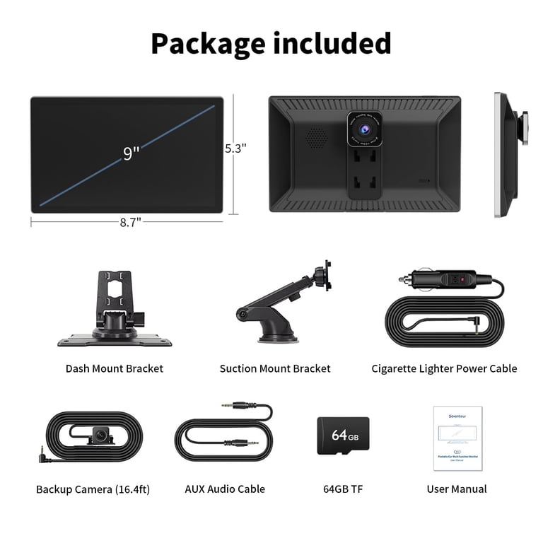 apple carplay screen cigarette lighter 7