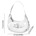 thumbnail image 2 of Bolso Hombro Y2K Mujeres Mezclilla para Niñas Damas Purse, 2 of 9