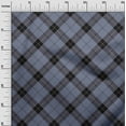 thumbnail image 2 of oneOone Cotton Poplin Fabric Tartan Check Printed Craft Fabric BTY 42 Inch Wide, 2 of 4
