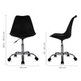 thumbnail image 2 of Silla de Oficina Mundo In Eames JM-55 Oslo Ejecutiva Negra Home Office, 2 of 11