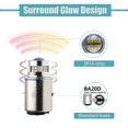 thumbnail image 4 of 1Pcs 6V/12V BA20D H6 S1 LED Motorbike Headlight Bulb 20SMD Hi/Lo Beam White 6000K Motorcycle Scooter Moped ATV UTV Headlamp, 4 of 4