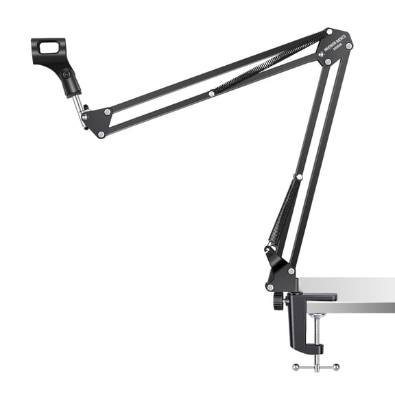 Neewer MS006 Microphone Arm Stand, Suspension Scissor Boom Mic Arm Desk Mount with 3/8" to 5/8" Adapter, 3.3Lbs Max Load