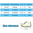thumbnail image 5 of Eashery Baby Boys Girls Shoes First Walkers Canvas Denim Shoes Soft Soled Walking Shoes White Baby Shoes (Blue,5.5), 5 of 5