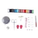 thumbnail image 1 of Kit De Costura Portátil, Material De Poliéster Juego De Hilos De Coser Fuerte Practicidad Plástico Metal Para Acampar ANGGREK JH1210, 1 of 8