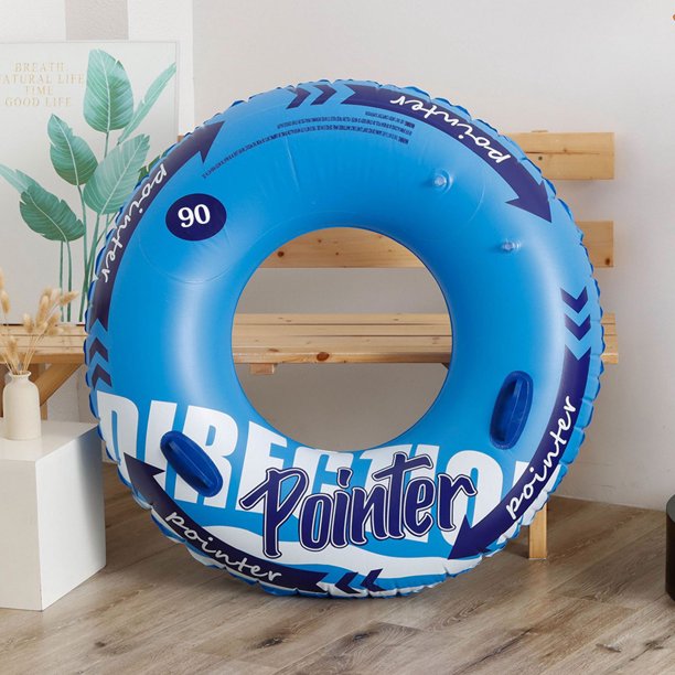 Círculo de natación engrosado con mango Anillos de piscina de juguete inflable para niños adultos JShteea El nuevo