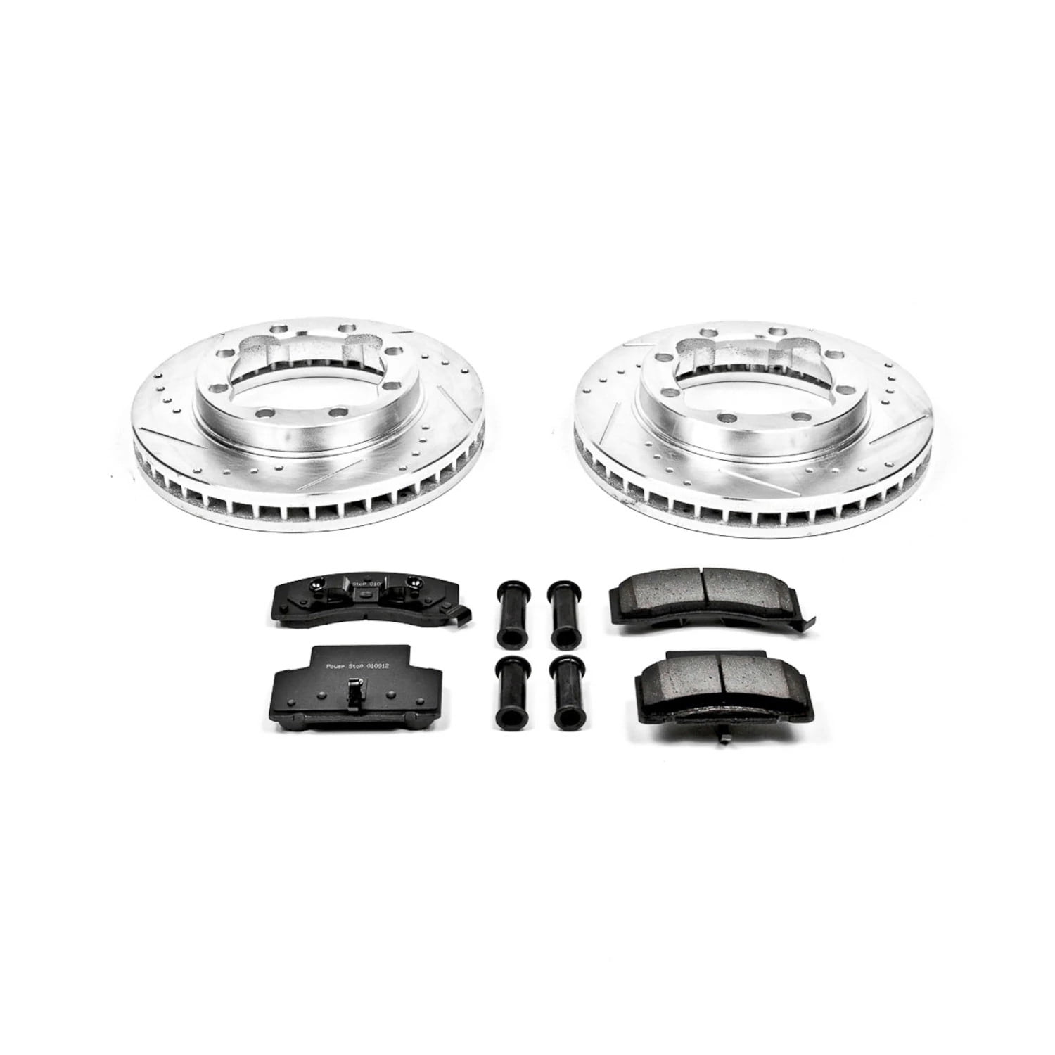 PowerStop Front Z23 Evolution Sport Carbon-Fiber Ceramic Brake Pad and Drilled & Slotted Rotor Kit Fits: CHEVROLET DODGE GMC Select Models K1992
