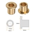 thumbnail image 2 of Flange Bearing Sleeve 13mm x 19mm x 20mm Bronze Self Lubricating Bushings Sleeve Bearing, 2 of 5