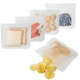 thumbnail image 3 of Greyghost Sac Alimentaire en Silicone Réutilisable Sac de Rangement Alimentaire Auto-Scellant Sac Frais pour Réfrigérateur, 3 of 7