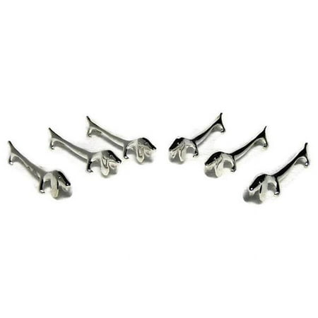 

Jiallo 82164 Plated Dog Knife Rests - Set of 6