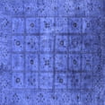 thumbnail image 1 of Ahgly Company Machine Washable Indoor Square Oriental Blue Industrial Area Rugs, 8' Square, 1 of 4