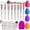 Champian, variant on TEATTY 14 Pcs Make Up Brushes Set, Professional Cosmetic Brushes with 4 Blender Sponge & 1 Pcs Silicone Face Mask Brush
