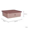thumbnail image 2 of Caja organizadora La Ardilla con tapa rosa satín / rosa burgundy, 2 of 4