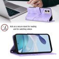 thumbnail image 4 of Compatible with Motorola Moto G53 Classic Embossed PU Leather Case with Card Holder Shockproof Cover, 4 of 5
