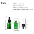 thumbnail image 4 of 10 Pack Green Glass Dropper Bottle with 1 Funnels & 1 Dropper & 14pcs/sheet small bottle stickers 15ml Glass Bottles for Essential Oils, Liquids - Travel Bottles, 4 of 5