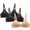 Khaki, variant on Bigersell Breathable Push up Bras Pack for Women Trendy 3pcs Women's Bra Soild Wire Underwear Bra Everyday Small Cup Underwear Bralette Bra Style F-754 Navy L