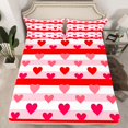 thumbnail image 2 of Castle Fairy Boys Girls Romantic Love Heart Twin Sheet Sets,Happy Valentine's Day Bedding, 2 of 7