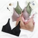 thumbnail image 1 of Sujetador sin costuras con gel de gelatina para mujer, sin aros de acero, escote en V profundo, fino, cómodo, con fruncido en el pecho, ajustable y con senos colapsados, 1 of 2